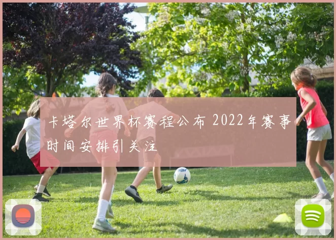 卡塔尔世界杯赛程公布 2022年赛事时间安排引关注