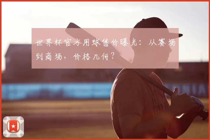 世界杯官方用球售价曝光:从赛场到商场,价格几何?
