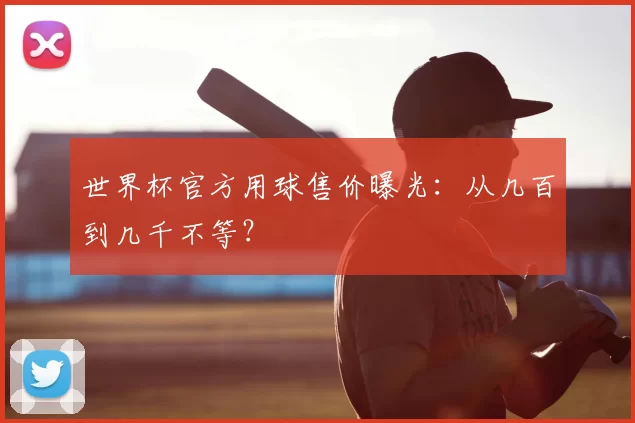世界杯官方用球售价曝光：从几百到几千不等？