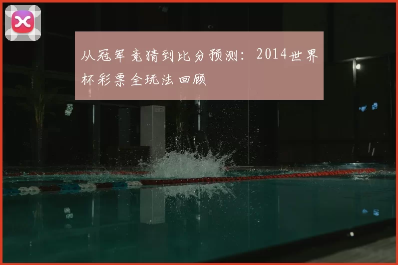 从冠军竞猜到比分预测:2014世界杯彩票全玩法回顾